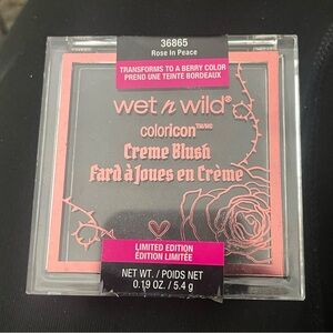 wet n wild Rose In Peace coloricon creme blush limited edition